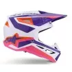 Κράνος μηχανής ALPINESTARS SM3 HEAT WHT/PU/PINK thumb