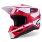 Κράνος μηχανής ALPINESTARS SM3 HEAT RED/WH/BLK thumb