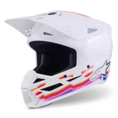 Κράνος μηχανής ALPINESTARS SM3 FORCE WHITE-GLOSS