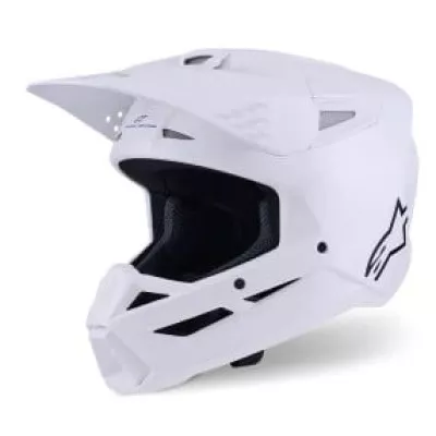 Κράνος μηχανής ALPINESTARS SM3 WHITE-GLOSS