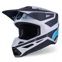 Κράνος motocross ALPINESTARS SM3 HEAT SILV/BL/BLK Κράνος motocross ALPINESTARS SM3 HEAT SILV/BL/BLK