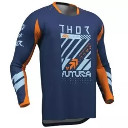 Μπλούζα μηχανής motocross THOR LAUNCHMODE FUTURA NV/ORG Μπλούζα μηχανής motocross THOR LAUNCHMODE FUTURA NV/ORG