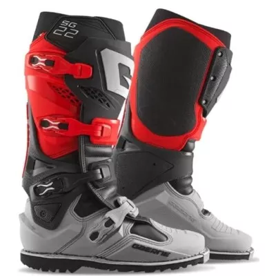 Μπότες μηχανής motocross GAERNE SG22 GORE-TEX Red/Black