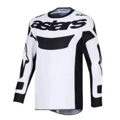 Μπλούζα motocross Alpinestars RACER RIWAY WH/BLACK