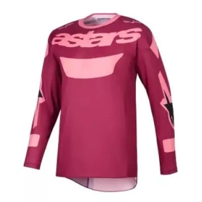 Μπλούζα motocross Alpinestars RACER RIWAY RED/CORAL