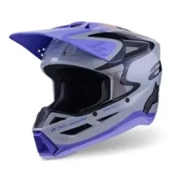 Παιδικό κράνος motocross ALPINESTARS SM3 JETTSON GRAY/PUR/BLK Παιδικό κράνος motocross ALPINESTARS SM3 JETTSON GRAY/PUR/BLK