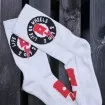 Κάλτσες ποδηλασίας Life on Wheels WHITE/RED   thumb