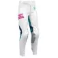 Γυναικείο παντελόνι motocross THOR WMN LAUNCHMODE BLEACH WHT/AQ thumb
