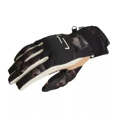 Γάντια μηχανής Lindstrands Nyhusen Black/khaki Γάντια μηχανής Lindstrands Nyhusen Black/khaki