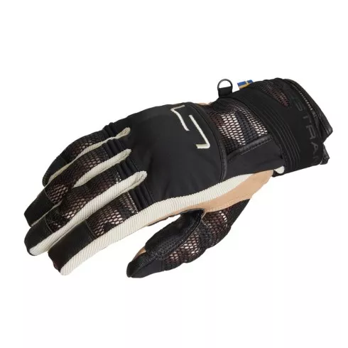 Γάντια μηχανής Lindstrands Nyhusen Black/khaki Γάντια μηχανής Lindstrands Nyhusen Black/khaki