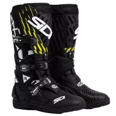 Μπότες μηχανής motocross SIDI CROSSAIR The Arsenale Black Neon