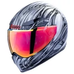 Κράνος μηχανής ICON DOMAIN NOUVEAU SILVER Κράνος μηχανής ICON DOMAIN NOUVEAU SILVER