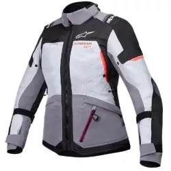Γυναικείο μπουφάν μηχανής ALPINESTARS Stella Andes v4 Drystar® Gray/Black/Coral Γυναικείο μπουφάν μηχανής ALPINESTARS Stella Andes v4 Drystar® Gray/Black/Coral