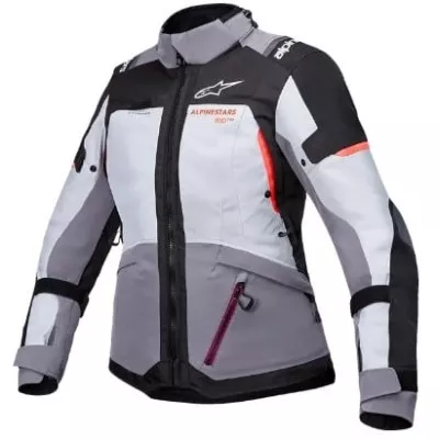 Γυναικείο μπουφάν μηχανής ALPINESTARS Stella Andes v4 Drystar® Gray/Black/Coral