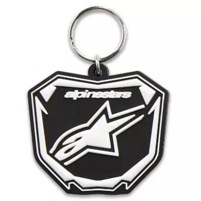 Μπρελόκ ALPINESTARS FOB PLATE BLACK/WHITE