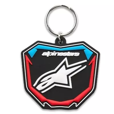 Μπρελόκ ALPINESTARS FOB PLATE BLACK/BLUE/RED