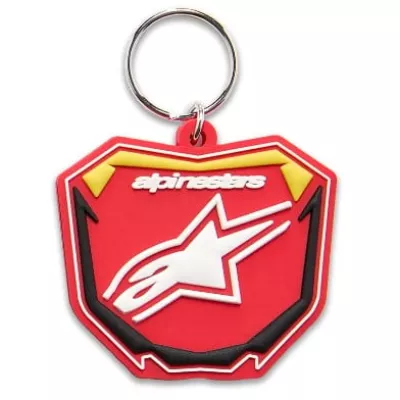 Μπρελόκ ALPINESTARS FOB PLATE RED/YELLOW/BLACK