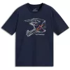 Κοντομάνικο μπλουζάκι ALPINESTARS CSF MX HELMET NAVY