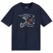 Κοντομάνικο μπλουζάκι ALPINESTARS CSF MX HELMET NAVY thumb