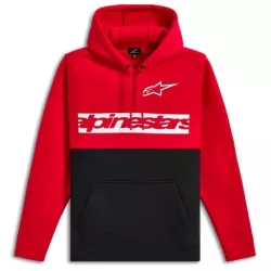 Φούτερ μοτοσυκλέτας ALPINESTARS PO PARALLEL RED/BLACK