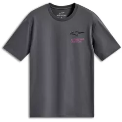 Κοντομάνικο μπλουζάκι ALPINESTARS SS CSF POP HELMET CHARCOAL