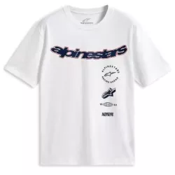 Κοντομάνικο μπλουζάκι ALPINESTARS SS CSF ABUS WHITE