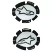 Σετ ξύστρες αναβάτη ALPINESTARS GP Plus White/Black thumb