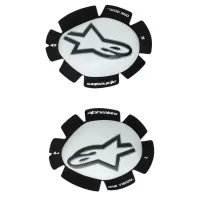 Σετ ξύστρες αναβάτη ALPINESTARS GP Plus White/Black