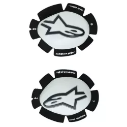 Σετ ξύστρες αναβάτη ALPINESTARS GP Plus White/Black
