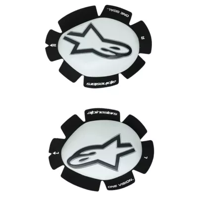 Σετ ξύστρες αναβάτη ALPINESTARS GP Plus White/Black