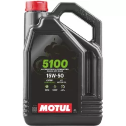 Λάδι μηχανής MOTUL 5100 4T 15W-50 - 4 λίτρα