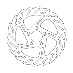 Δισκόπλακα MOTO-MASTER BRAKE ROTOR FIX FLAME L Harley Davidson FLS 1690