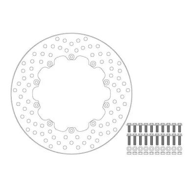 Δισκόπλακα MOTO-MASTER BRAKE ROTOR FIX ROUND L/R BMW R 65 G/S 89-92