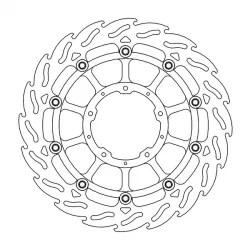 Δισκόπλακα MOTO-MASTER BRAKE ROTOR FLOAT FLAME HONDA CBR 1000 RR-R ABS 21