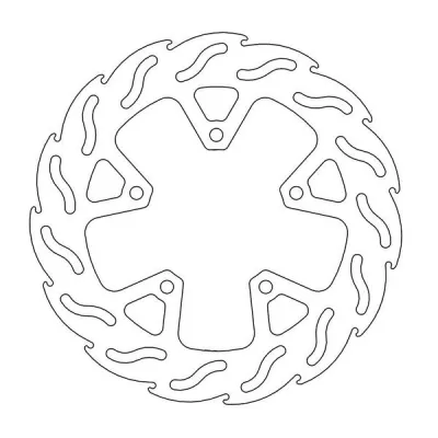 Δισκόπλακα MOTO-MASTER BRAKE ROTOR FIX FLAME KTM SUPER DUKE 1290 R ABS 23