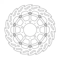 Δισκόπλακα MOTO-MASTER FLAME LEFT FR DISC KAWASAKI KLZ 1000 ABS 23