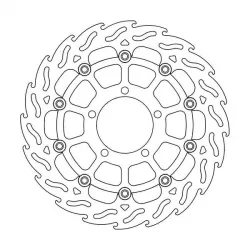 Δισκόπλακα MOTO-MASTER BRAKE ROTOR FLOAT FLAME LEFT TRIUMPH TIGER EXPLORER XR ABS 20