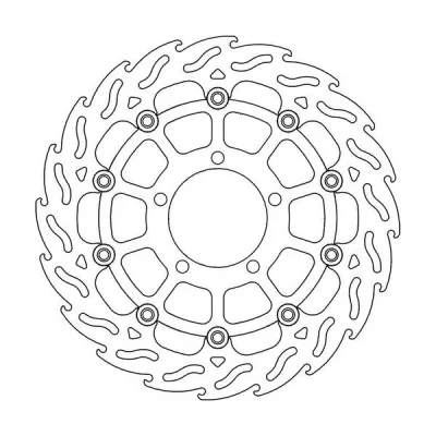 Δισκόπλακα MOTO-MASTER BRAKE ROTOR FLOAT FLAME LEFT TRIUMPH TIGER EXPLORER XR ABS 20