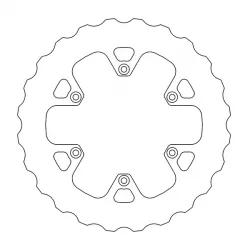 Δισκόπλακα MOTO-MASTER BRAKE ROTOR WAVE RR-S 430