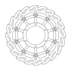 Δισκόπλακα MOTO-MASTER FLAME LEFT FR DISC HONDA CBF 1000 F ABS 16 Δισκόπλακα MOTO-MASTER FLAME LEFT FR DISC HONDA CBF 1000 F ABS 16