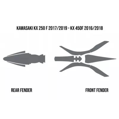 Mud Deflector Twin Air - KAWASAKI KX250F/450F