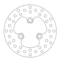 Δισκόπλακα MOTO-MASTER FRONT DISC ROUND HONDA TRX 400 X