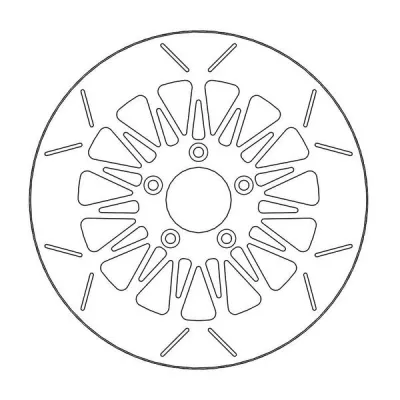 Δισκόπλακα MOTO-MASTER BRAKE ROTOR FIX ROUND L/R Harley Davidson FLS 1690 14