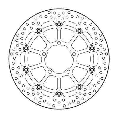 Δισκόπλακα MOTO-MASTER BRAKE DISC HALO FLOAT TRIUMPH ROCKET III 2500 GT ABS 23