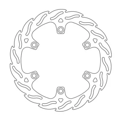 Δισκόπλακα MOTO-MASTER BRAKE ROTOR FIX FLAME SHERCO	SEF 300 23