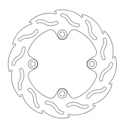 Δισκόπλακα μοτοσυκλέτας MOTO-MASTER FLAME REAR DISC ZX-6 R 636 ABS 23