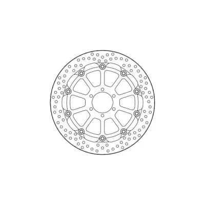 Δισκόπλακα MOTO-MASTER BRAKE DISC HALO T-FLOATER BMW S 1000 RR ABS 17-20