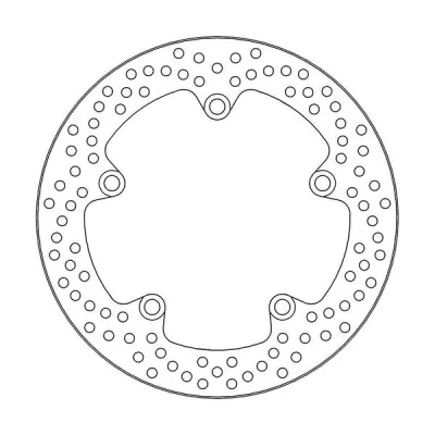 Δισκόπλακα MOTO-MASTER BRAKE ROTOR FIX ROUND L/R YAMAHA YZF-R7 ABS 22