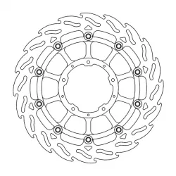 Δισκόπλακα MOTO-MASTER BRAKE ROTOR FLOAT FLAME HONDA CBR 1000 RR-R ABS 18-21