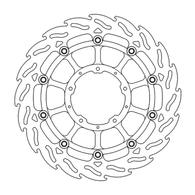 Δισκόπλακα MOTO-MASTER BRAKE ROTOR FLOAT FLAME HONDA CBR 1000 RR-R ABS 18-21
